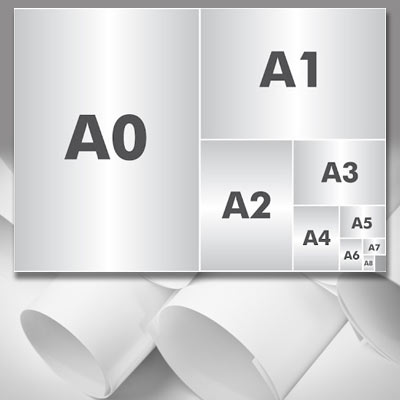 formats papiers A schéma des dimensions